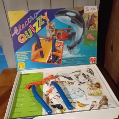 Educatief elektronisch vragenspel "Electro Quizzy" geschikt voor leeftijden van 6-10 jaar, merk Jumbo (Lot: B 10) – kavel bij Goeiendeal, Lommel