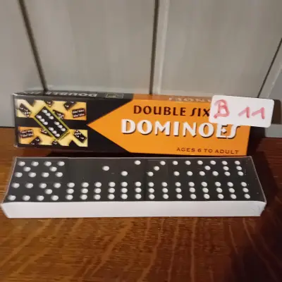 Double Six Dominoes set in originele verpakking (Lot: B 11) – kavel bij Goeiendeal, Lommel