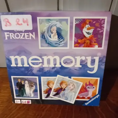 Disney Frozen memory spel met 64 kaarten, merk Ravensburger (Lot: B 24) – kavel bij Goeiendeal, Lommel