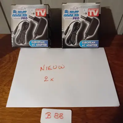 2 stuks Europese netstroomadapters / European AC Adapter geschikt voor de Starlyf Fast Cooler Pro, nieuw in verpakking (Lot: B 88) – kavel bij Goeiendeal, Lommel