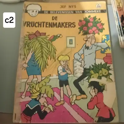 Stripalbum "De belevenissen van Jommeke - De vruchtenmakers" nr. 56, auteur Jef Nys (Lot: c2) – kavel bij Goeiendeal, Lommel