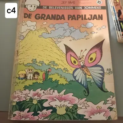 Stripalbum "De belevenissen van Jommeke - De granda papiljan" nr. 85, auteur Jef Nys (Lot: c4) – kavel bij Goeiendeal, Lommel