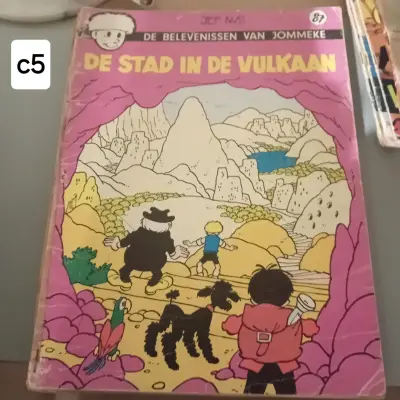Stripalbum "De belevenissen van Jommeke - De stad in de vulkaan" nr. 87, auteur Jef Nys (Lot: c5) – kavel bij Goeiendeal, Lommel