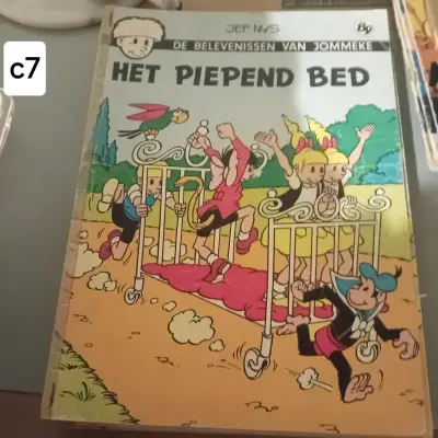 Stripalbum "De belevenissen van Jommeke - Het piepend bed" nr. 89, auteur Jef Nys (Lot: c7) – kavel bij Goeiendeal, Lommel