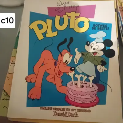 Stripalbum "Pluto - Botweg de beste! Vrolijke verhalen uit het weekblad Donald Duck", Walt Disney (Lot: c10) – kavel bij Goeiendeal, Lommel
