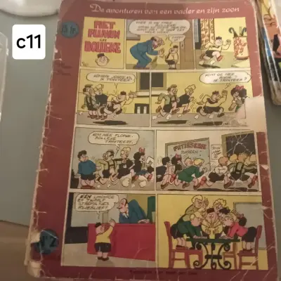 Stripalbum "Het Fluwijn en Bibi Bolleke" nr. 2, de avonturen van een vader en zijn zoon, auteur Marc Sleen (Lot: c11) – kavel bij Goeiendeal, Lommel