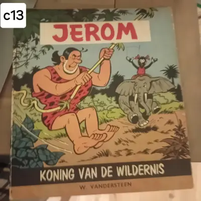 Stripalbum "Jerom - Koning van de wildernis", auteur Willy Vandersteen (Lot: c13) – kavel bij Goeiendeal, Lommel