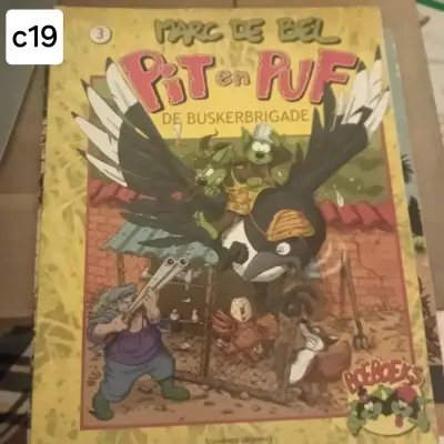 Stripalbum "Pit en Puf - De buskerbrigade" deel 3, Boeboeks-reeks, auteur Marc de Bel, Standaard Uitgeverij (Lot: c19) – kavel bij Goeiendeal, Lommel