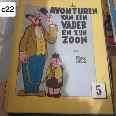 Stripalbum "De avonturen van een vader en zijn zoon Piet Fluwijn en Bolleke" nr. 5, auteur Marc Sleen (Lot: c22) – kavel bij Goeiendeal, Lommel