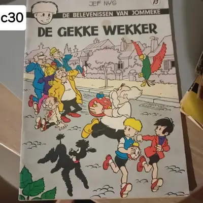 Stripalbum "De belevenissen van Jommeke - De gekke wekker" nr. 73, auteur Jef Nys (Lot: c30) – kavel bij Goeiendeal, Lommel