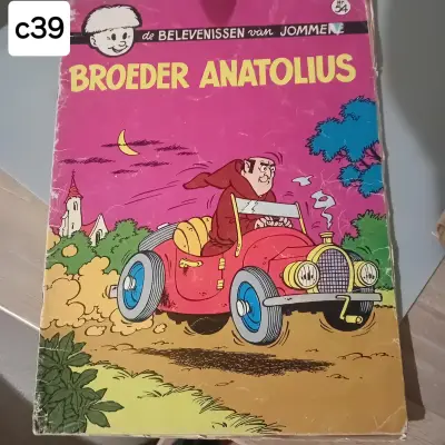 Stripalbum "De belevenissen van Jommeke - Broeder Anatolius" nr. 54, auteur Jef Nys (Lot: c39) – kavel bij Goeiendeal, Lommel