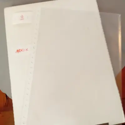 100 stuks transparante insteekhoezen / perforatiekaftjes (Lot: 2) – kavel bij Goeiendeal, Lommel