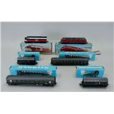 Collectie Trix Express modeltreinen, bestaande uit diverse locomotieven en wagons, deels voorzien van de originele doos – kavel bij Medusa Auctioneers