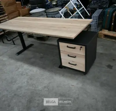 Sit-Stand desk - verstelbaar bureau – kavel bij Belga Veilingen