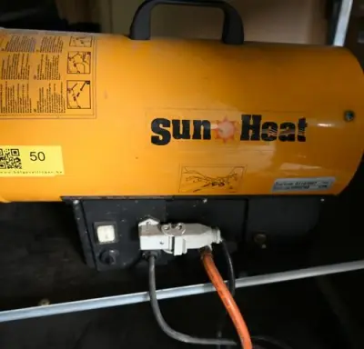 Gas-heteluchtkanon Sun&Heat – kavel bij Belga Veilingen