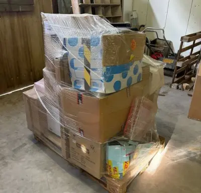1x Pallet retourgoederen – kavel bij Belga Veilingen, Poppel
