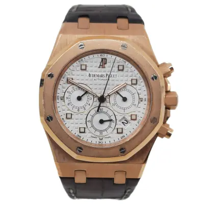 Heren polshorloge, Audemars Piguet, Royal Oak Chronograph 26022OR.OO.D08 8CR.01 – kavel bij Domeinen Roerende Zaken