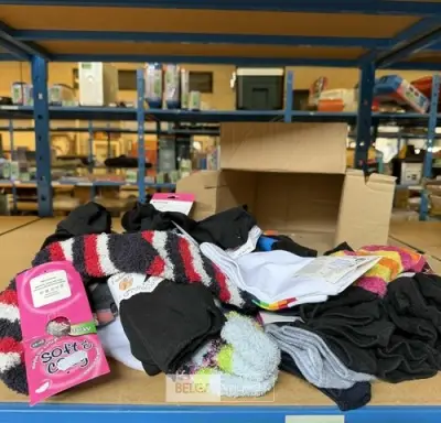 Partij sokken – kavel bij Belga Veilingen