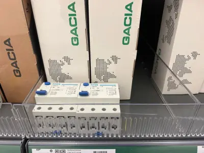 8x Aardlekschakelaar 3p+N, 63A, 100mA, Type B, 10KA GACIA, PR8M-B6341 – kavel bij Onlineveilingmeester, Hoogeveen