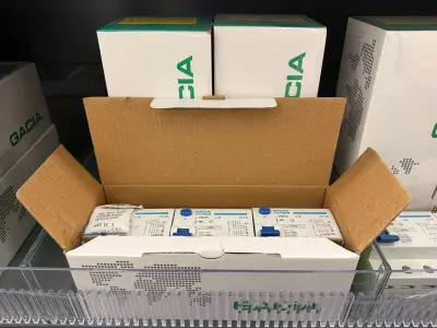 9x Aardlekschakelaar 3p+N, 40A, 100mA, Type B, 10KA GACIA, PR8M-B4041 – kavel bij Onlineveilingmeester, Hoogeveen