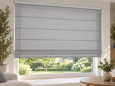 4x Vouwgordijn Shadow Comfort®, 2.96 x 2.40, cool grey – kavel bij Onlineveilingmeester
