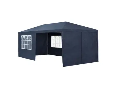 Partytent met zijwanden - 3x6 M - Blauw – kavel bij XL Auctions
