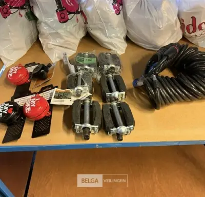 Fietsmateriaal – kavel bij Belga Veilingen
