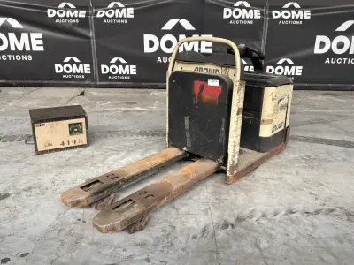 Crown GPC2020 elektrische palletwagen – kavel bij Dome Auctions, Depot Deinze