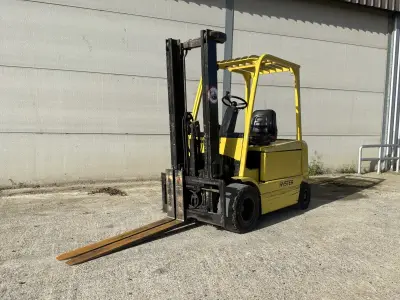 2004 Hyster J3.00XM elektrische heftruck – kavel bij Dome Auctions, Tielt