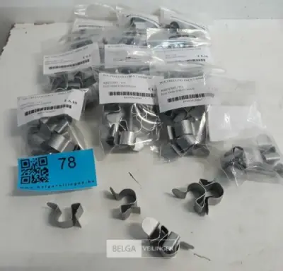 10 x Poutrelleklem 4-7mm buis 16 mm 10 stuks – kavel bij Belga Veilingen, Oudsbergen