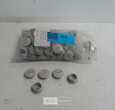 1 x Stop M20 100 stuks grijs – kavel bij Belga Veilingen, Oudsbergen