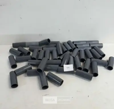 1 x Mof voor buis 20mm grijs 45 stuks – kavel bij Belga Veilingen, Oudsbergen