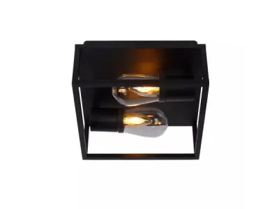 Lucide Carlyn Zwart Badkamer Wandlamp – kavel bij XL Auctions