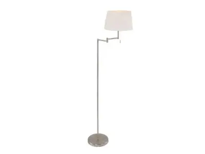 Mexlite Vloerlamp bella - mat chroom - 45x154 cm – kavel bij XL Auctions