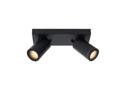 Lucide plafondspot Taylor 2x5W zwart – kavel bij XL Auctions