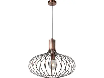 Lucide MANUELA Hanglamp - Ø 50 cm - 1xE27 - Koper – kavel bij XL Auctions