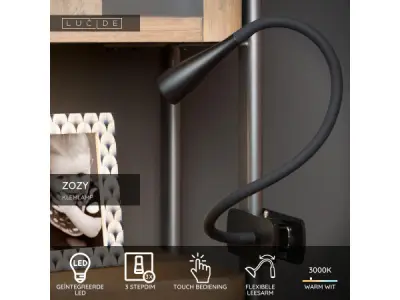 Lucide ZOZY - Klemlamp - LED 3 StepDim – kavel bij XL Auctions