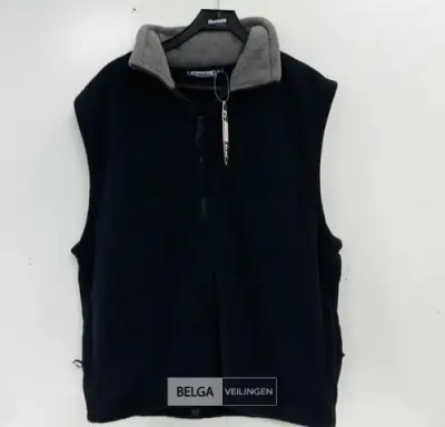 1 x Bodywarmer fleece met kap blauw/grijs XXL – kavel bij Belga Veilingen, Oudsbergen