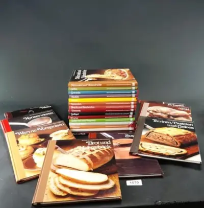 Complete serie Duitstalige uitgave uit de bekende kookboekenreeks Die Kunst des Kochens (oorspronkelijk The Good Cook van Time-Life) – kavel bij ProVeiling, Wageningen