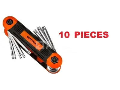 10 sets van 8 KRAFT&DELE vouwbare Torx-sleutels – kavel bij Auctelia, Aye