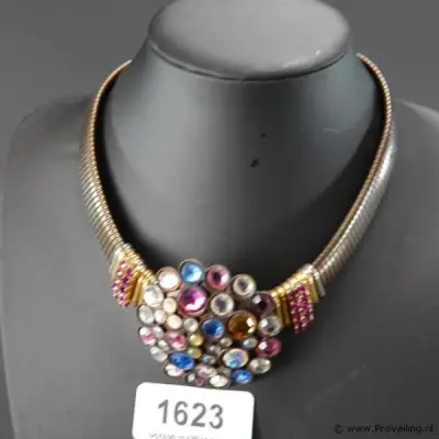 Vintage choker collier – kavel bij ProVeiling
