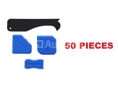 50 kits van 3 spatels + siliconen snijder voor KRAFT&DELE-zegel – kavel bij Auctelia, Aye