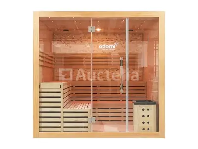 Sauna Nordic Stone Square 220x220x210cm - vierkant – kavel bij Auctelia, Tholen