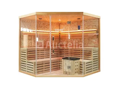 Sauna Nordic Stone Prisma 220x220x210cm - prisma – kavel bij Auctelia, Tholen
