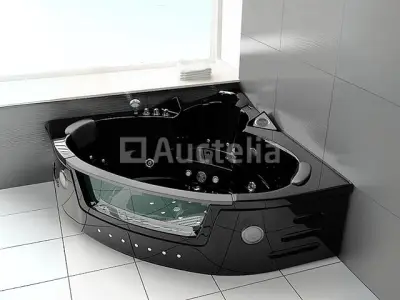 2 Persoons Whirlpool massagebad - hoekbad 1700x1700x620mm – kavel bij Auctelia, Tholen