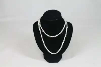 Elegante zoetwaterparel halsketting – kavel bij De Kringwinkel, Brecht