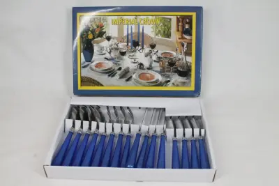 Vintage bestekset Imperial Crown – kavel bij De Kringwinkel, Brecht