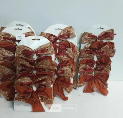 6 x Strik roestbruin 5 stuks – kavel bij Belga Veilingen, Oudsbergen