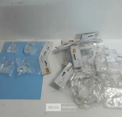 12 x Hangdeco acryl handtas 4 assorti – kavel bij Belga Veilingen, Oudsbergen