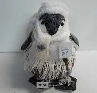 1 x Pinguin met rugzak 26 cm – kavel bij Belga Veilingen, Oudsbergen